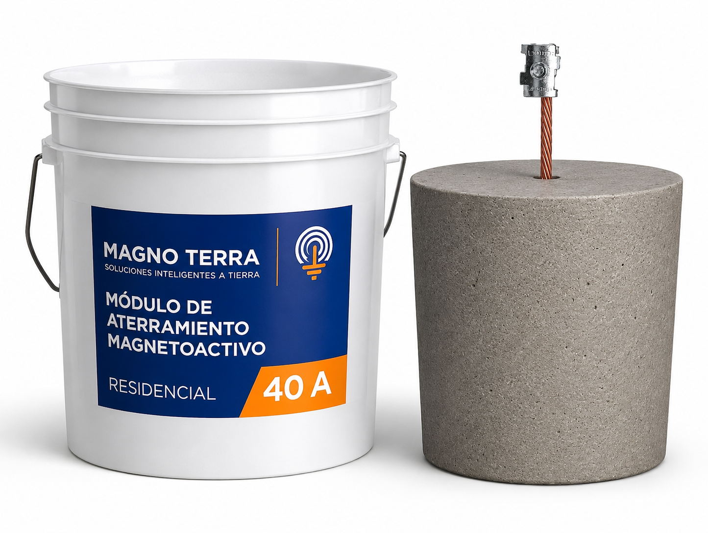 Electrodo Residencial Magnetoactivo Magno Terra 40 A
